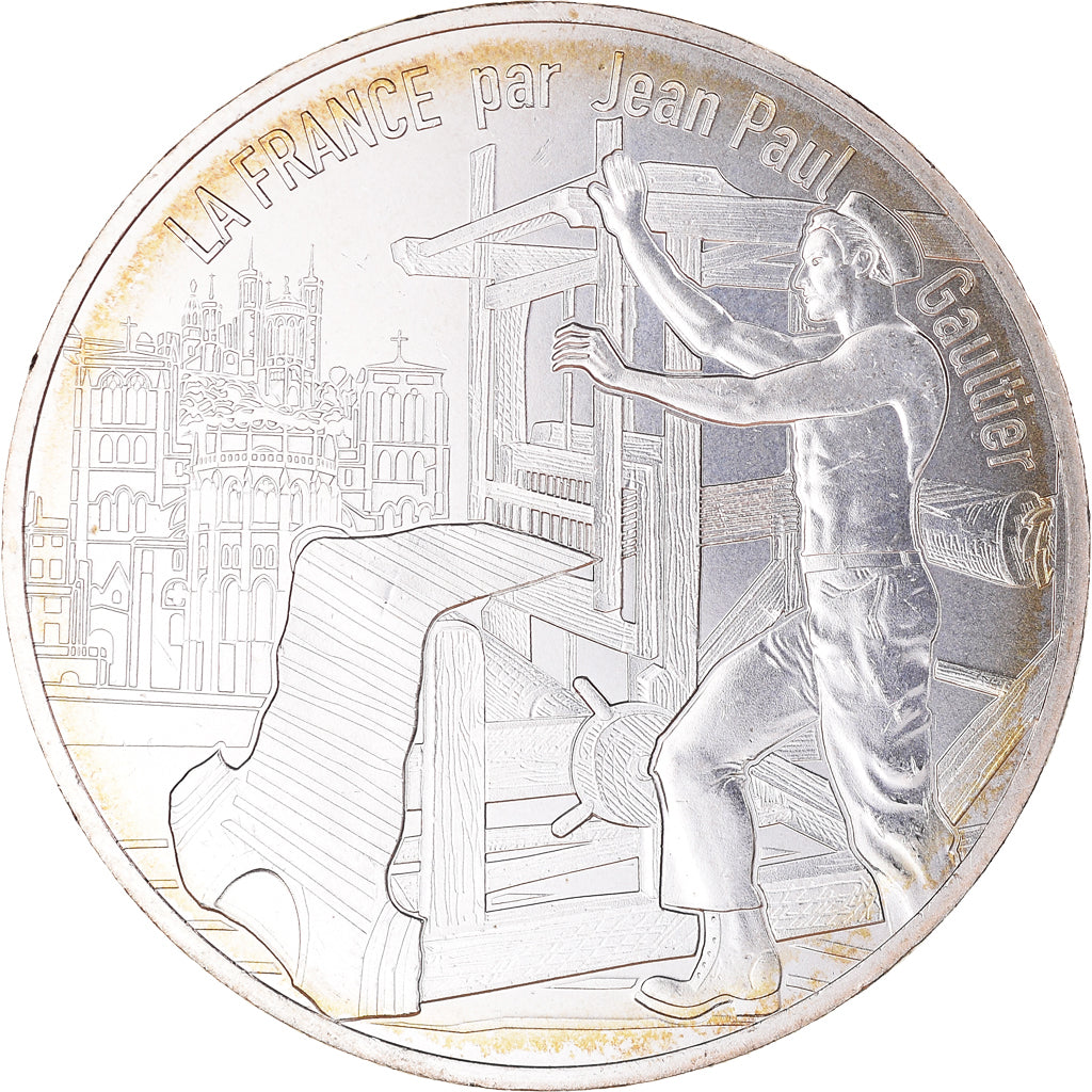 France, 10 Euro, Jean Paul Gaultier, 2017, 4/24, MS(65-70), Silver