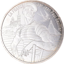 France, 10 Euro, Jean Paul Gaultier, 2017, 7/24, FDC, Argent