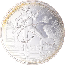 France, 10 Euro, Jean Paul Gaultier, 2017, 9/24, MS(65-70), Silver