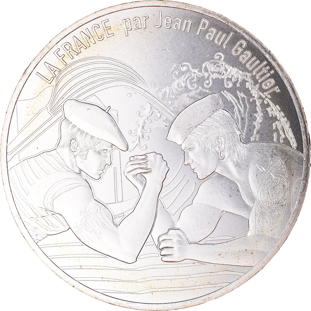 France, 10 Euro, Jean Paul Gaultier, 2017, 10/24, MS(65-70), Silver