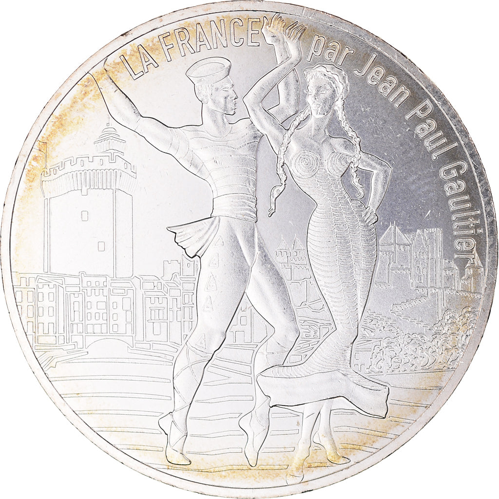 Frankreich, 10 Euro, Jean Paul Gaultier, 2017, 11/24, STGL, Silber
