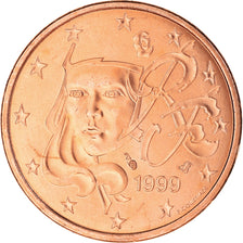 France, 5 Euro Cent, 1999, Paris, BU, MS(65-70), Copper Plated Steel, KM:1284