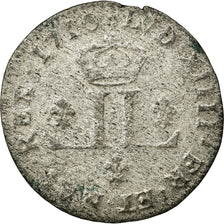 Münze, Frankreich, Louis XIV, XXX Deniers aux 2 L couronnés, 30 Deniers, 1710