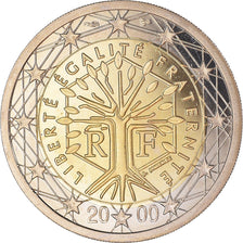 France, 2 Euro, 2000, Paris, BE, MS(65-70), Bi-Metallic, KM:1289