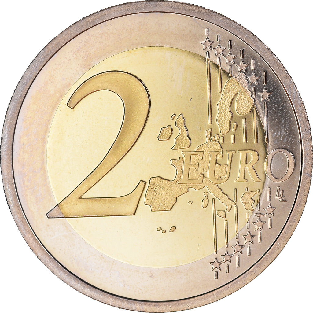 France, 2 Euro, 2000, Paris, BE, MS(65-70), Bi-Metallic, KM:1289