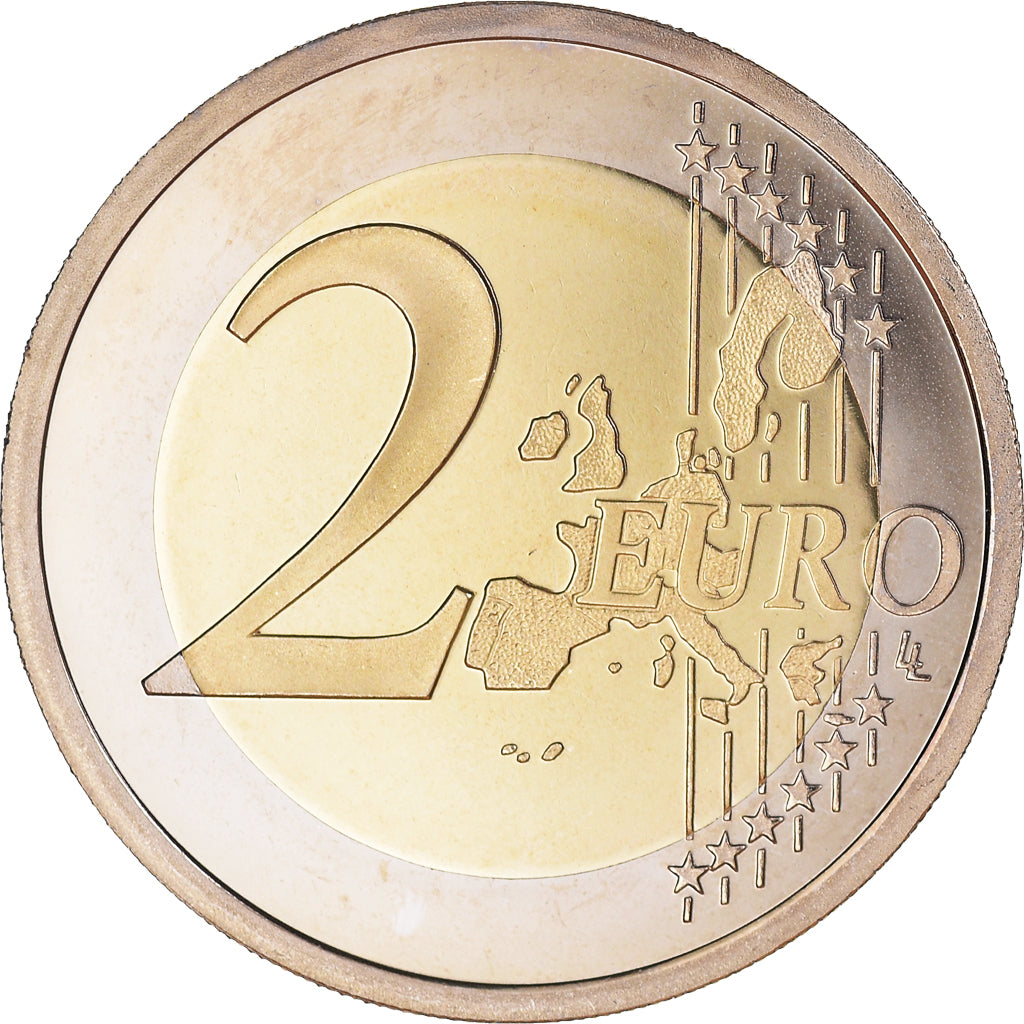 France, 2 Euro, 2000, Paris, Proof / BE, MS(65-70), Bi-Metallic, KM:1289