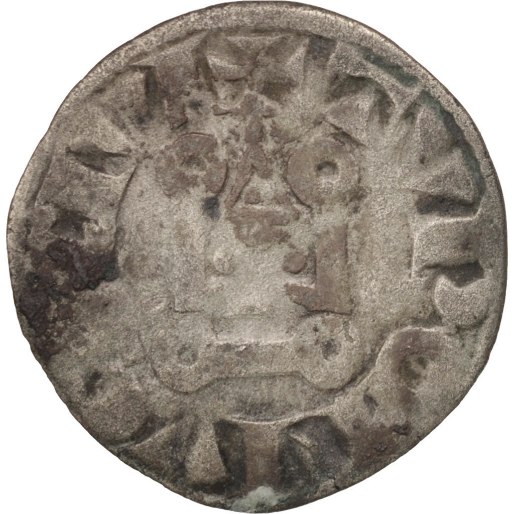 Louis VIII (1223-1226), Denier Tournois, VF(20-25), Silver, Duplessy:188