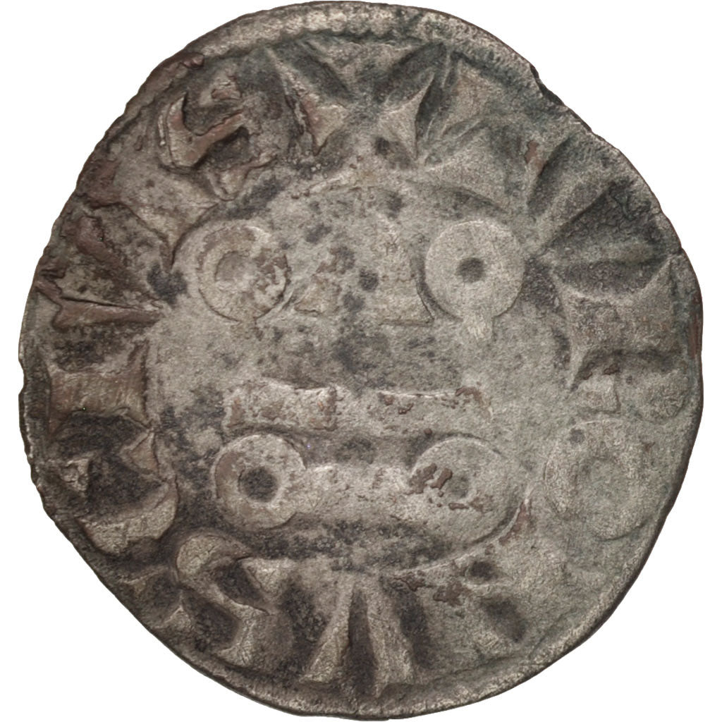 Philip III (1270-1285), Denier Tournois, VF(20-25), Billon, Duplessy:204