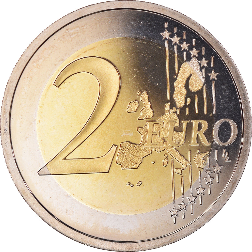 Coin, France, 2 Euro, 2001, Paris, Proof / BE, MS(65-70), Bi-Metallic, KM:1289