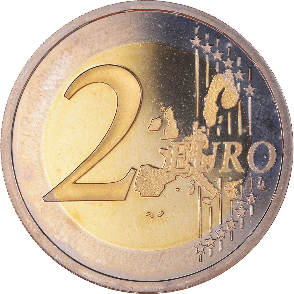 Coin, France, 2 Euro, 2001, Paris, Proof / BE, MS(65-70), Bi-Metallic, KM:1289