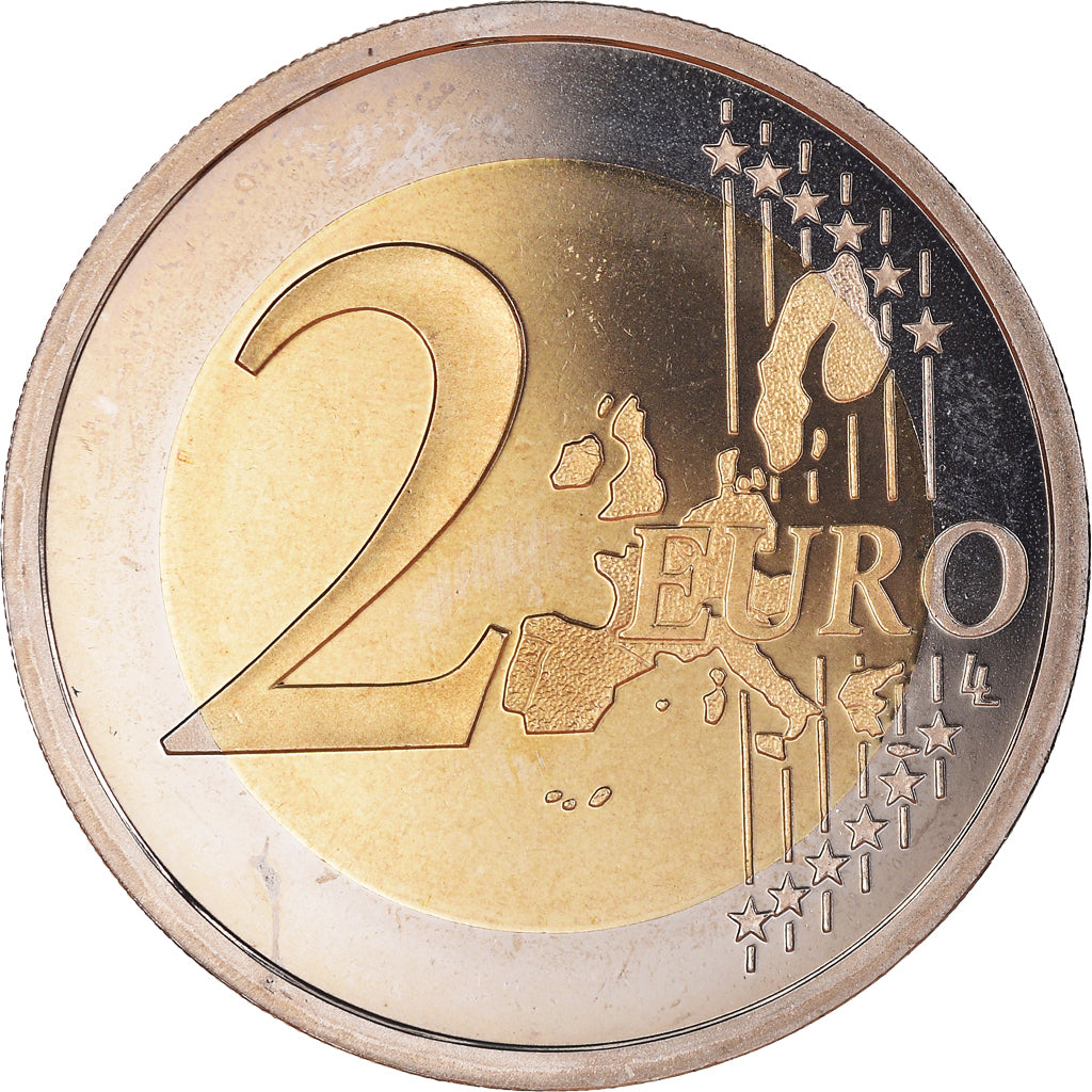Coin, France, 2 Euro, 2001, Paris, Proof / BE, MS(65-70), Bi-Metallic, KM:1289