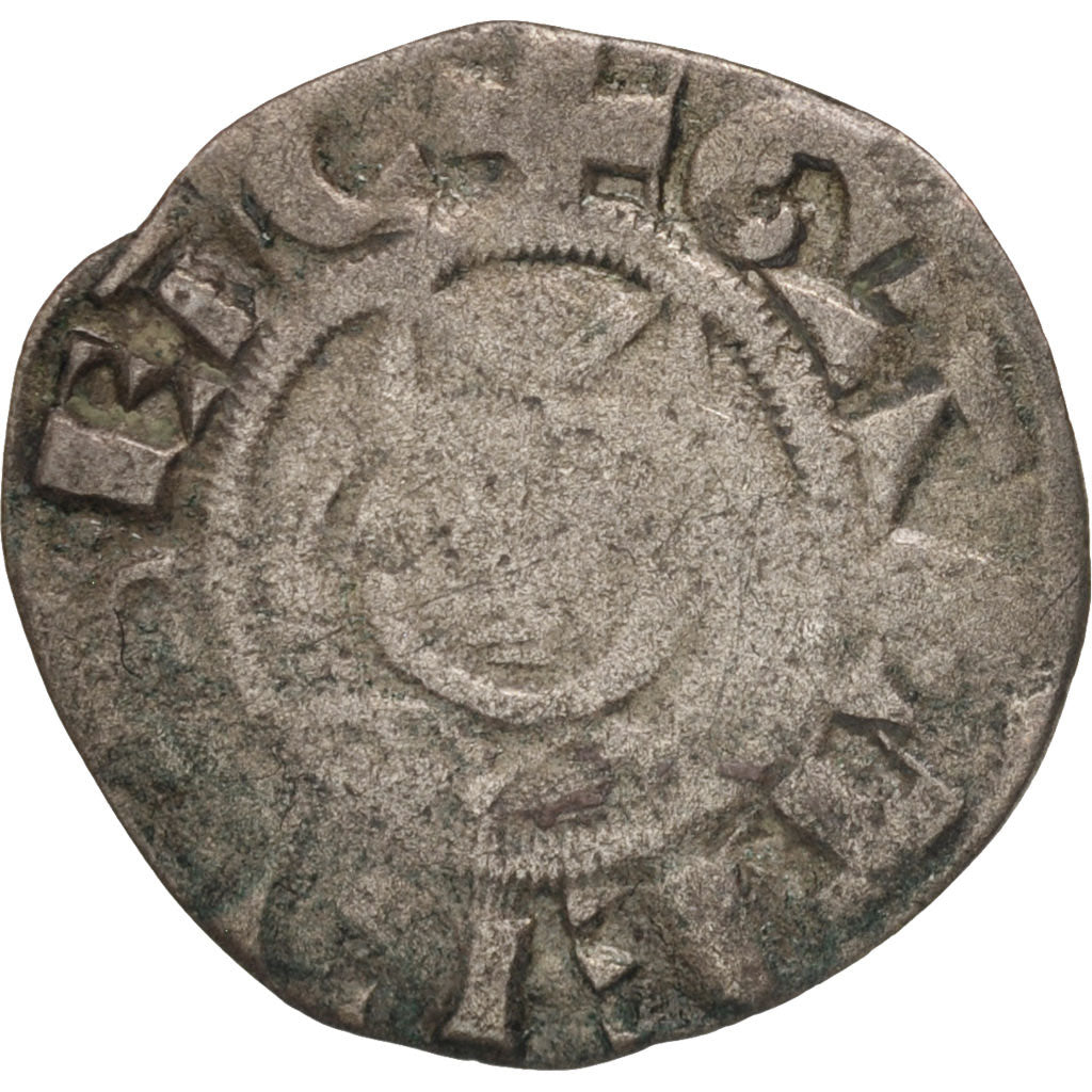 Louis VII (1137-1180), Denarius, Laon, VF(20-25), Silver, Duplessy:157