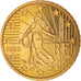 France, 50 Euro Cent, 1999, Paris, Proof / BE, MS(65-70), Brass, KM:1287