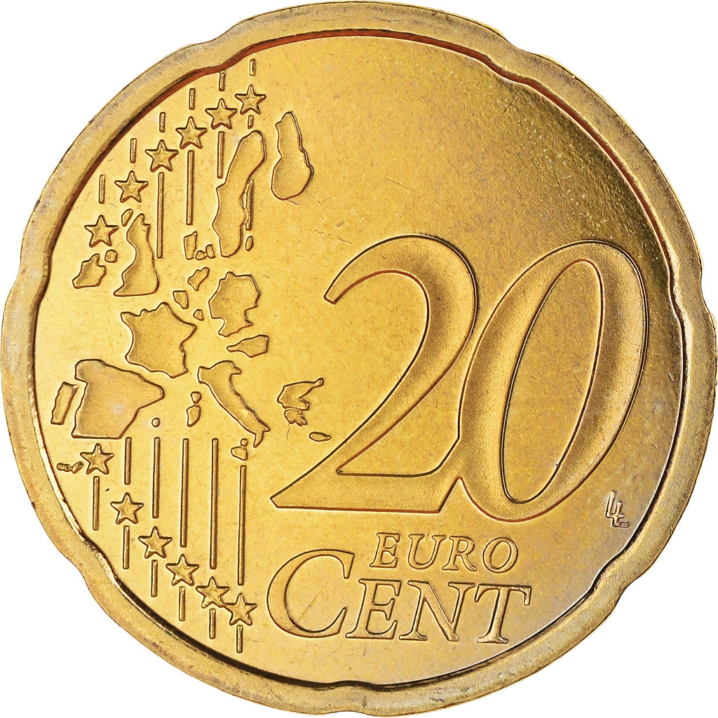 France, 20 Euro Cent, 1999, Paris, Proof / BE, FDC, Laiton, Gadoury:5., KM:1286