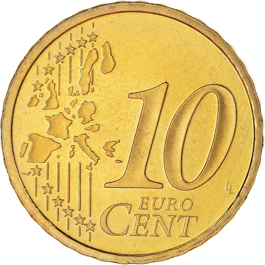 Francia, 10 Euro Cent, 1999, Paris, Proof / BE, FDC, Ottone, Gadoury:4., KM:1285