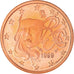 France, Euro Cent, 1999, Paris, Proof / BE, MS(65-70), Copper Plated Steel