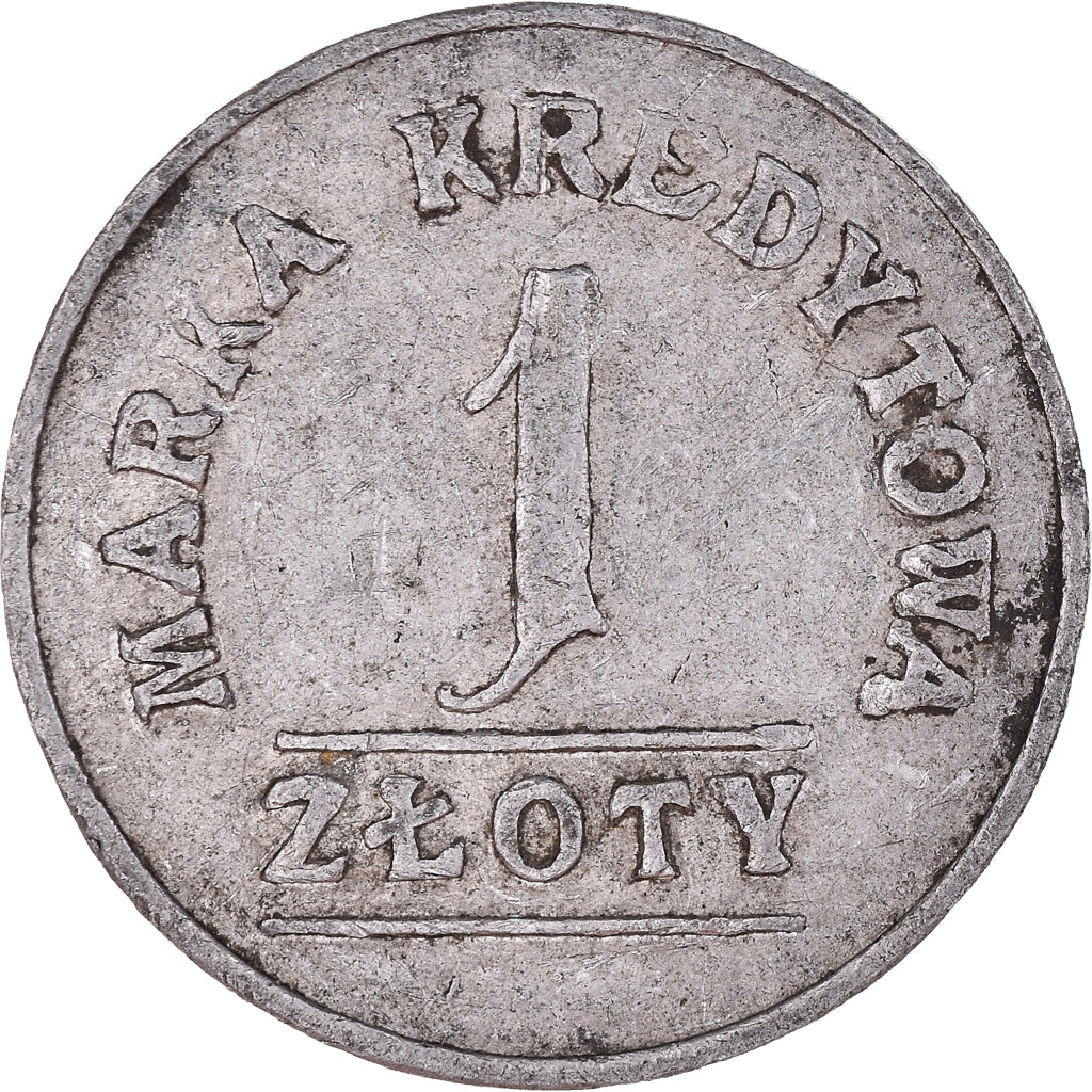 Pologne, Jeton, Jeton de Présence, 1 Zloty, TB+, Aluminium