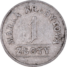 Pologne, Jeton, Jeton de Présence, 1 Zloty, TB+, Aluminium