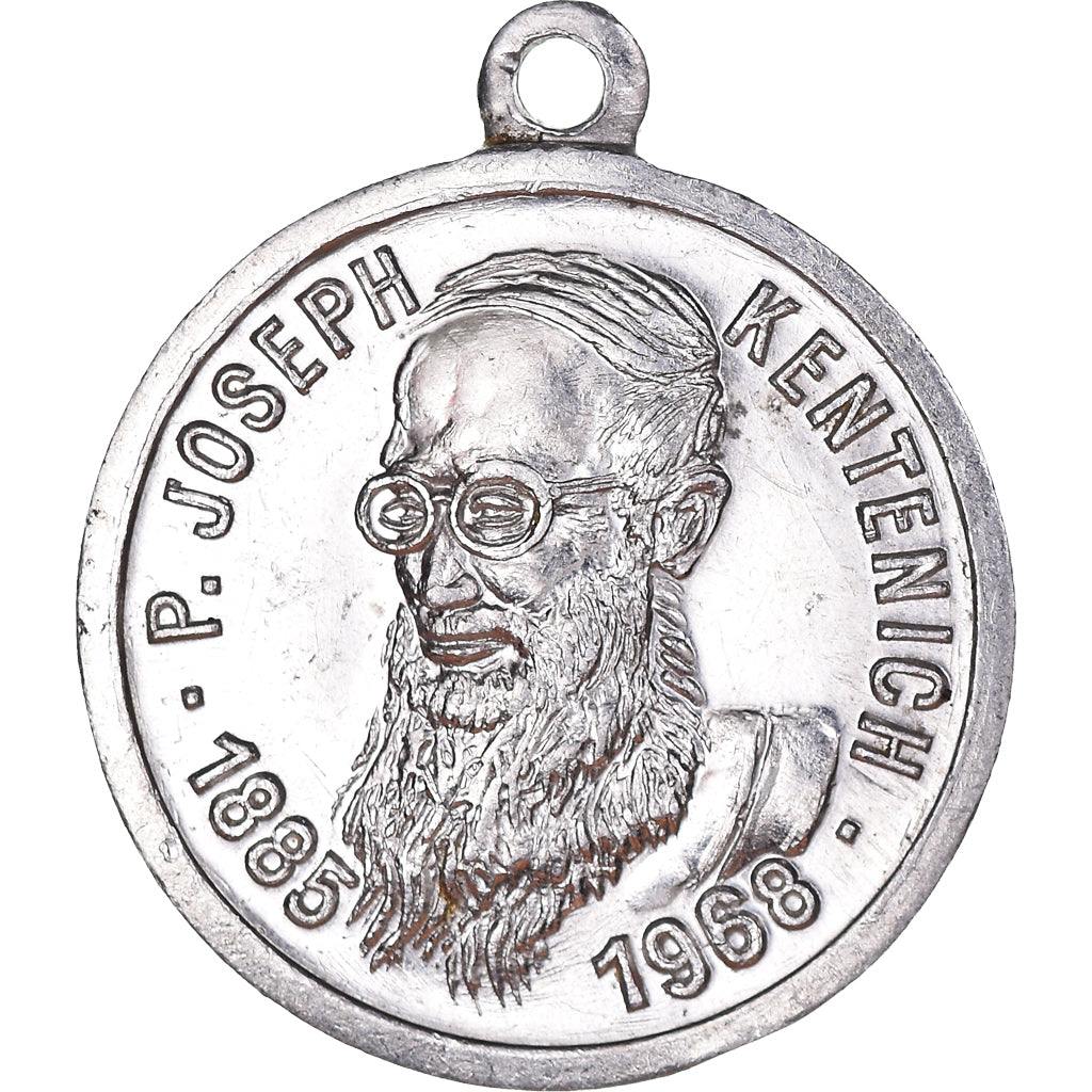 Alemania, medalla, Joseph Kentenich, Religions & beliefs, 1968, SC, Aluminio