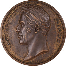 Frankreich, Medaille, Charles X, Sacre à Reims, History, 1825, Gayrard, SS+