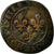 Moneta, Francja, Double Tournois, 1589, Rouen, F(12-15), Miedź, Sombart:4092