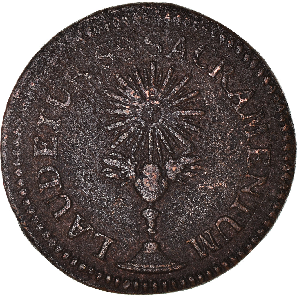 Netherlands, Token, Liège, Confrérie du Saint-Sacrement, EF(40-45), Copper