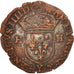 Henri IV, Douzain, 1599, Bourges, VF(20-25), Billon, Sombart:4420