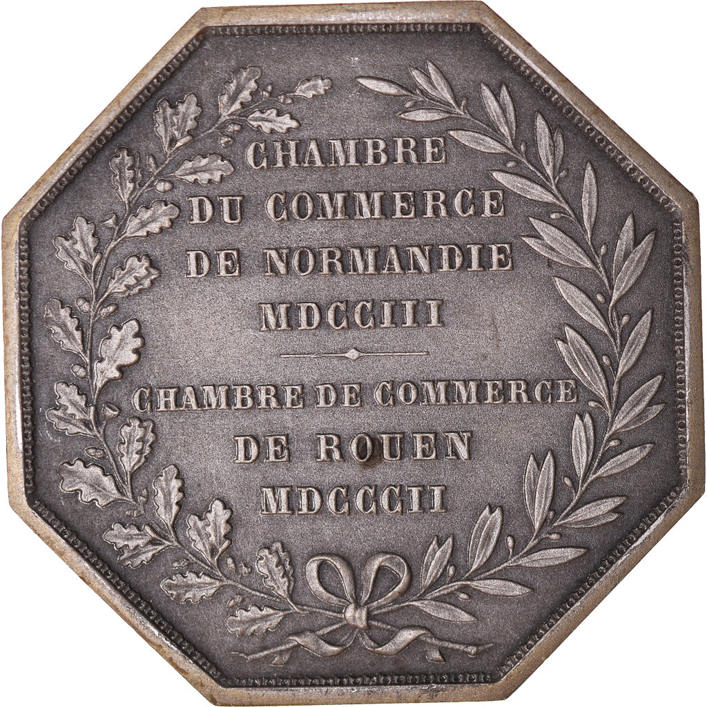 France, Token, Chambre de Commerce de Rouen, Business & industry, 1802, Lecomte