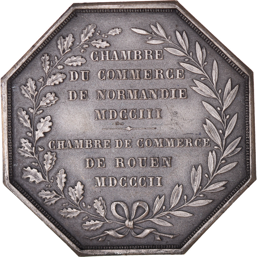 France, Token, Chambre de Commerce de Rouen, Business & industry, 1802, Lecomte