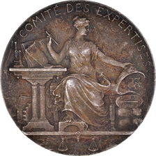 France, Medal, Commerce et Industrie, Comité des Expertises, AU(55-58), Silver