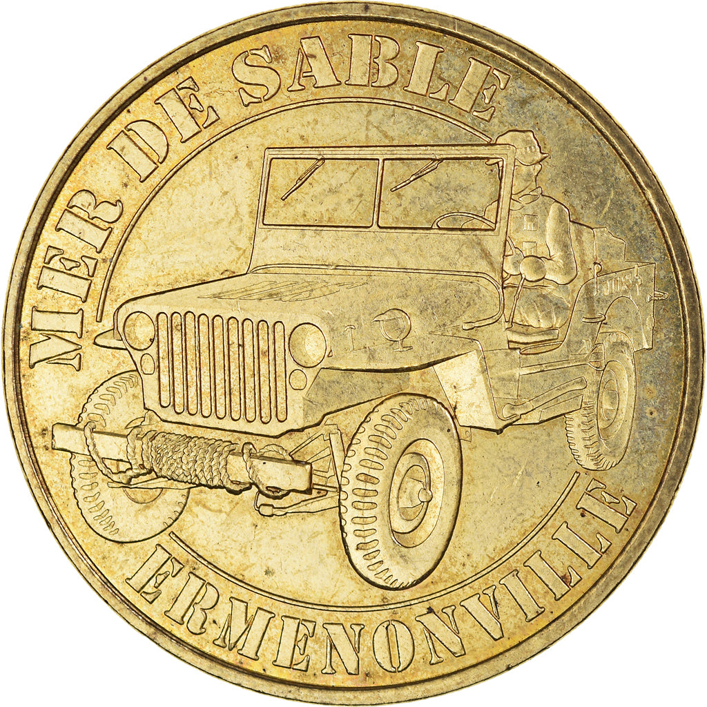 Francia, ficha, Touristic token, 60/ La Mer de Sable - Ermenonville, 2015, SPL-