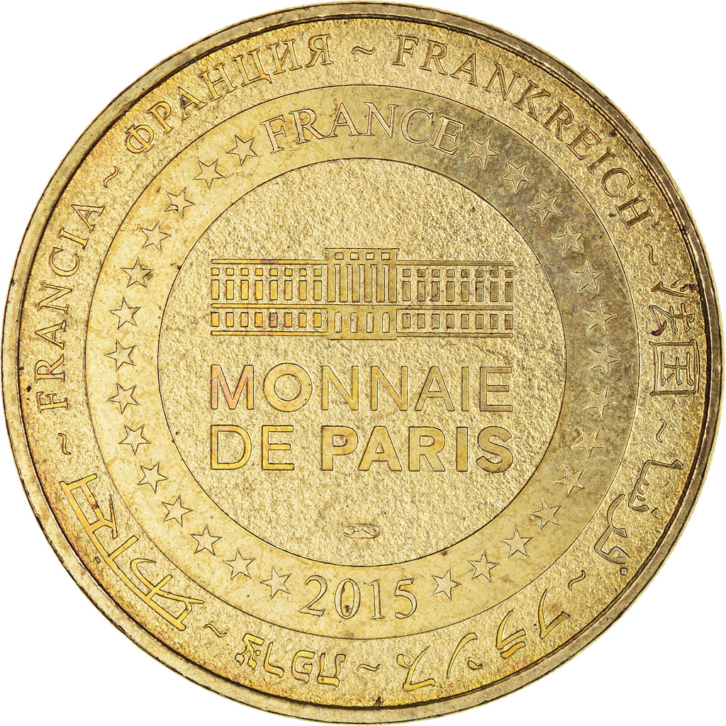 Francia, ficha, Touristic token, 60/ La Mer de Sable - Ermenonville, 2015, SPL-