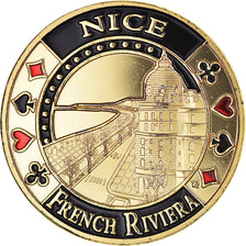 Francia, zeton, Jetón turístico, Côte d'Azur - Nice - French Riviera