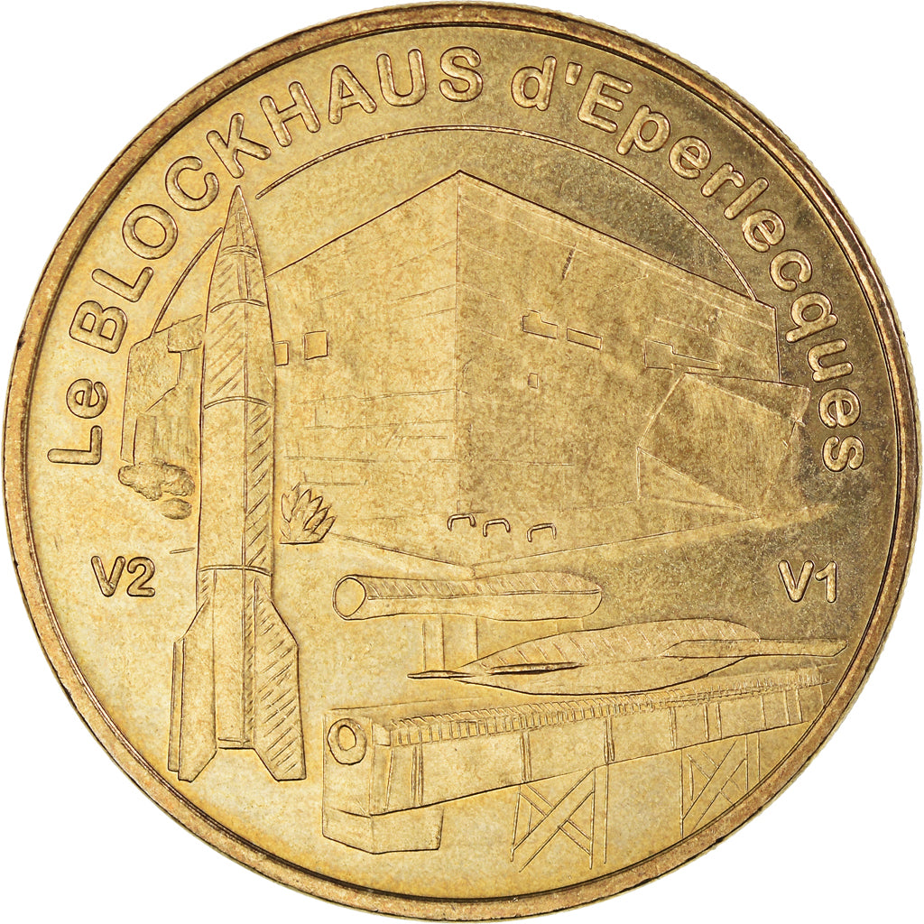 France, Token, Touristic token, Blockhaus d'Eperlecques, 2011, MDP, AU(55-58)