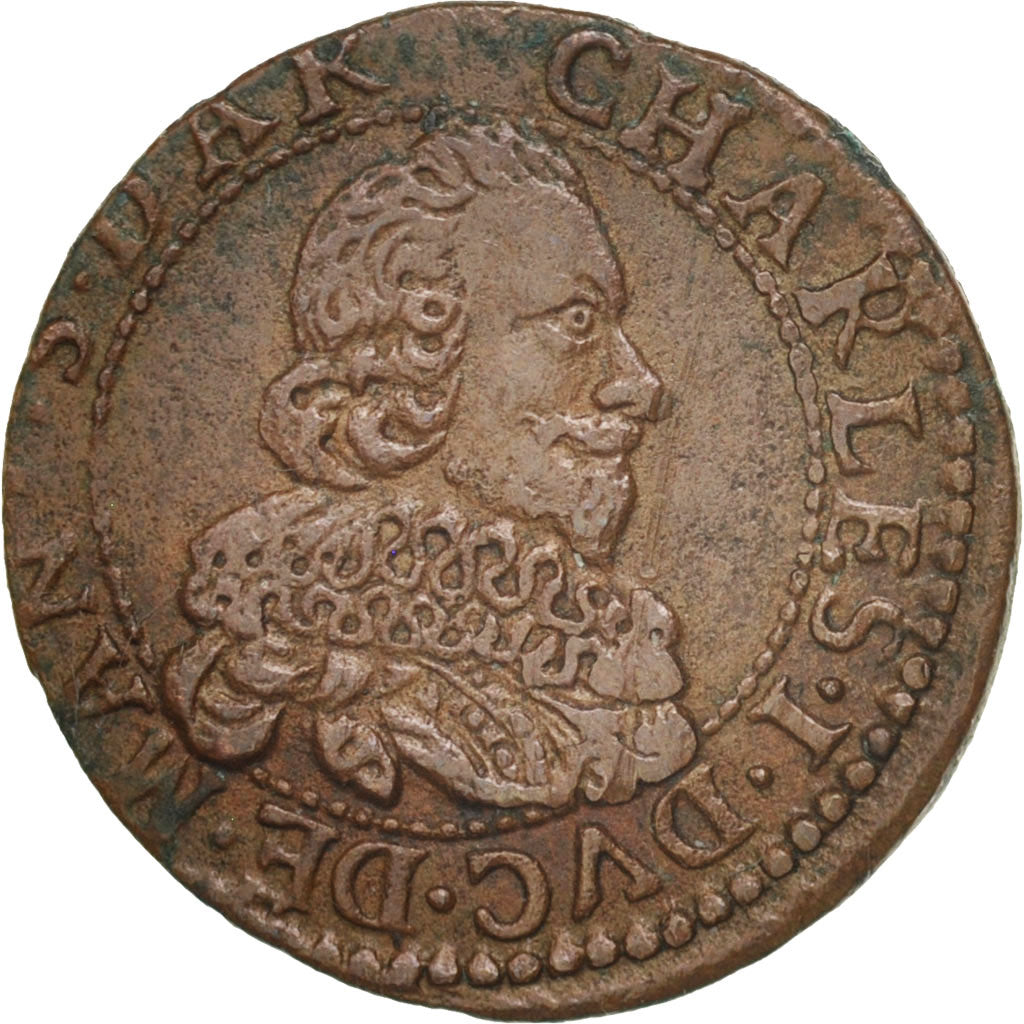 FRENCH STATES, NEVERS & RETHEL, Charles of Gonzaga, Double Tournois, 1634