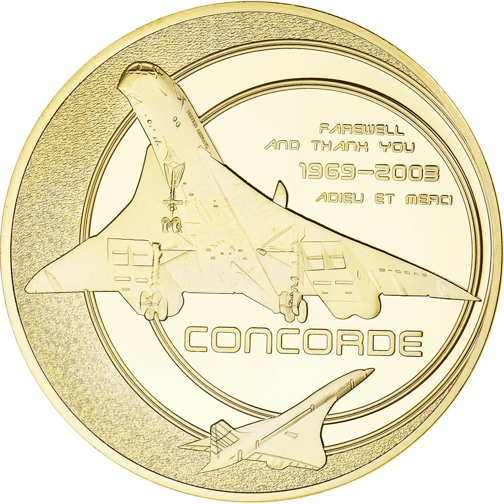France, Médaille, Concorde, Ultime Vol vers Toulouse, Aviation, 2003, FDC