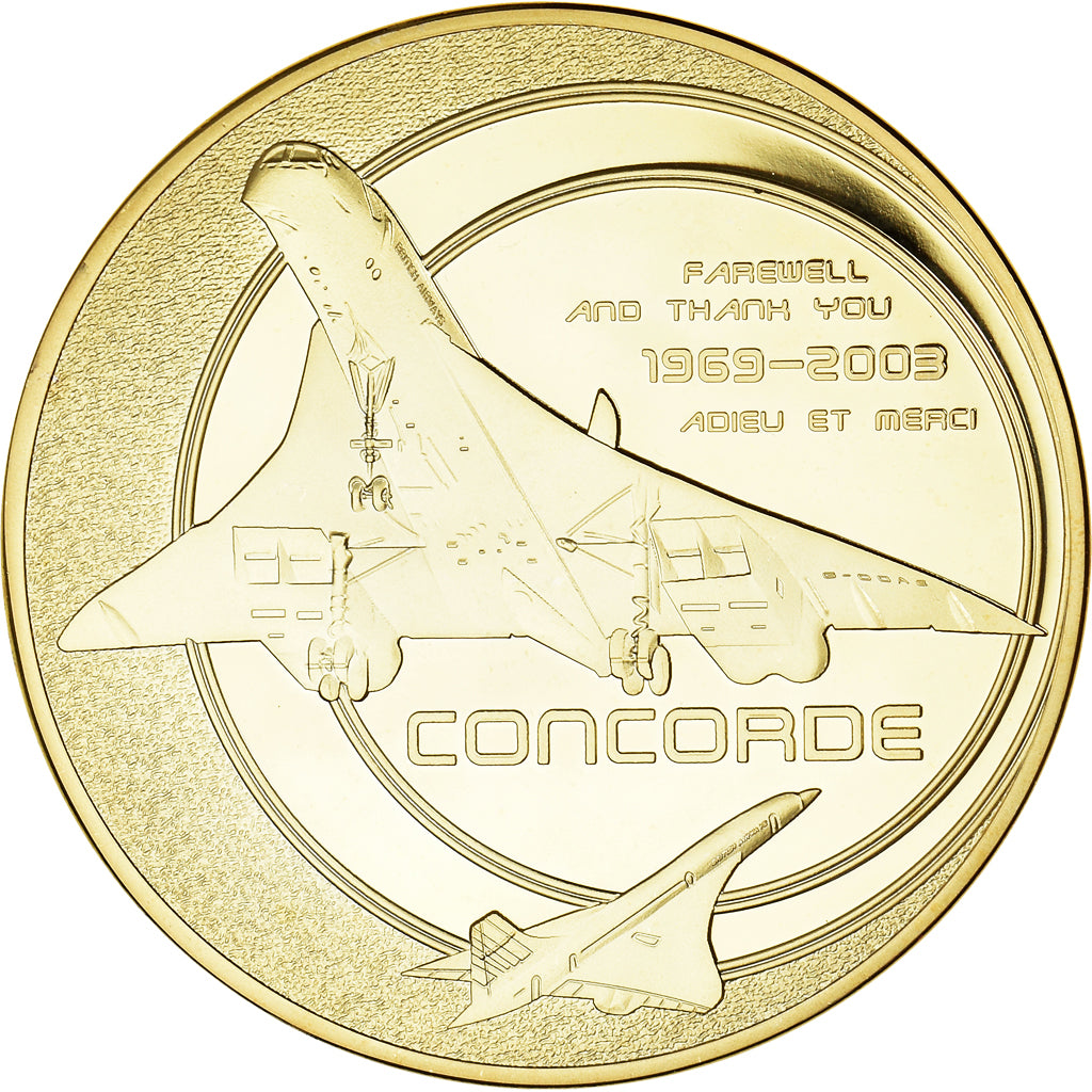 France, Médaille, Adieu au Concorde, Dernier Vol New-York/Paris, Aviation