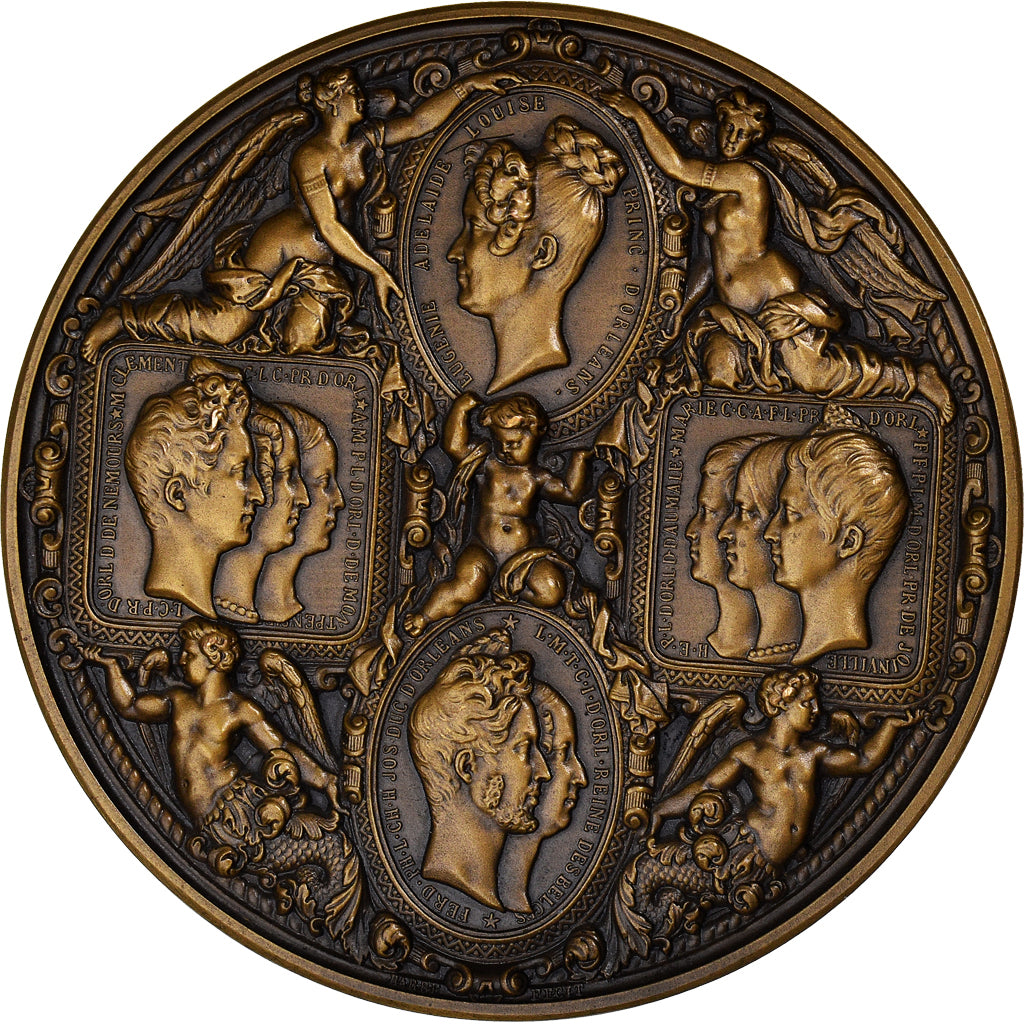 France, Medal, Louis-Philippe Ier, Visite de la Monnaie de Paris, History, 1833