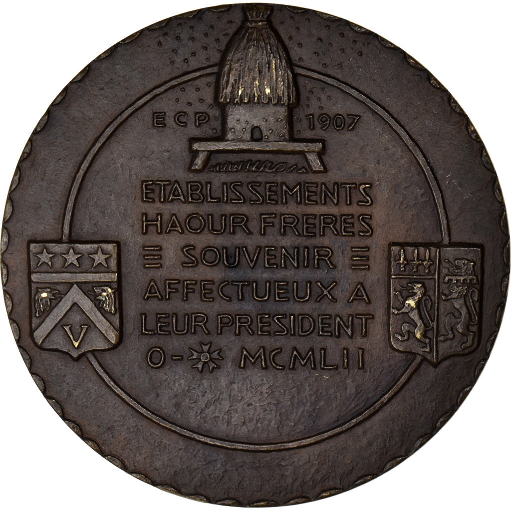 Francia, medaglia, Armand Haour, Président des Etablissements Haour Frères