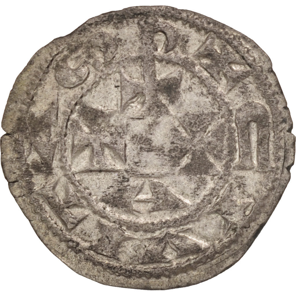 FRENCH STATES, Languedoc, Denarius, Cahors, AU(50-53), Billon, Boudeau:782