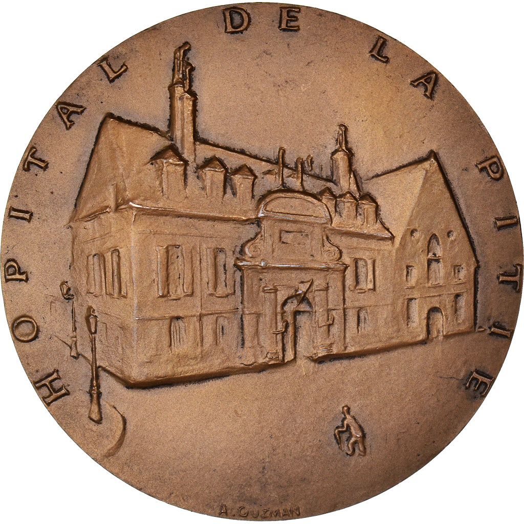 France, Medal, J.Babinski, Hôpital de la Pitié, Medicine, 1932, A. Guzman