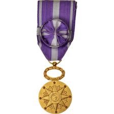 Francia, Etoile Civique, Officier, medalla, Excellent Quality, Bronce dorado, 34