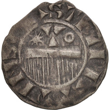 Champagne, Henri II (1180-1197), Denier, Provins, TTB, Argent, Boudeau:1762