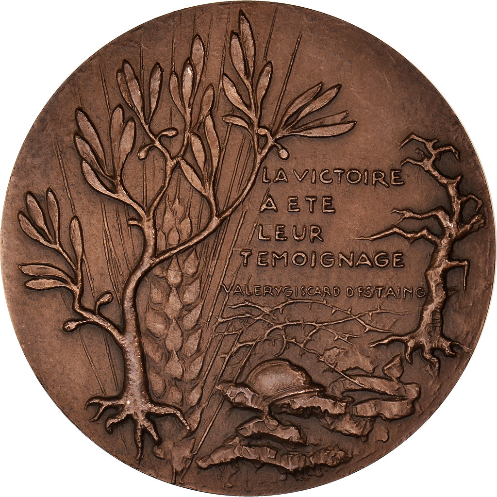 France, Médaille, 60ème Anniversaire de la Bataille de Verdun, WAR, 1976