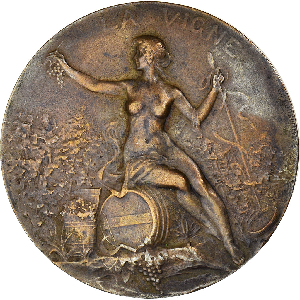 France, Médaille, La Vigne, Agriculture, Prud'homme.G, TTB+, Bronze
