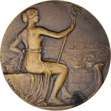 France, Médaille, Femme au Caducée, Commerce, Lamourdedieu, TTB+, Bronze