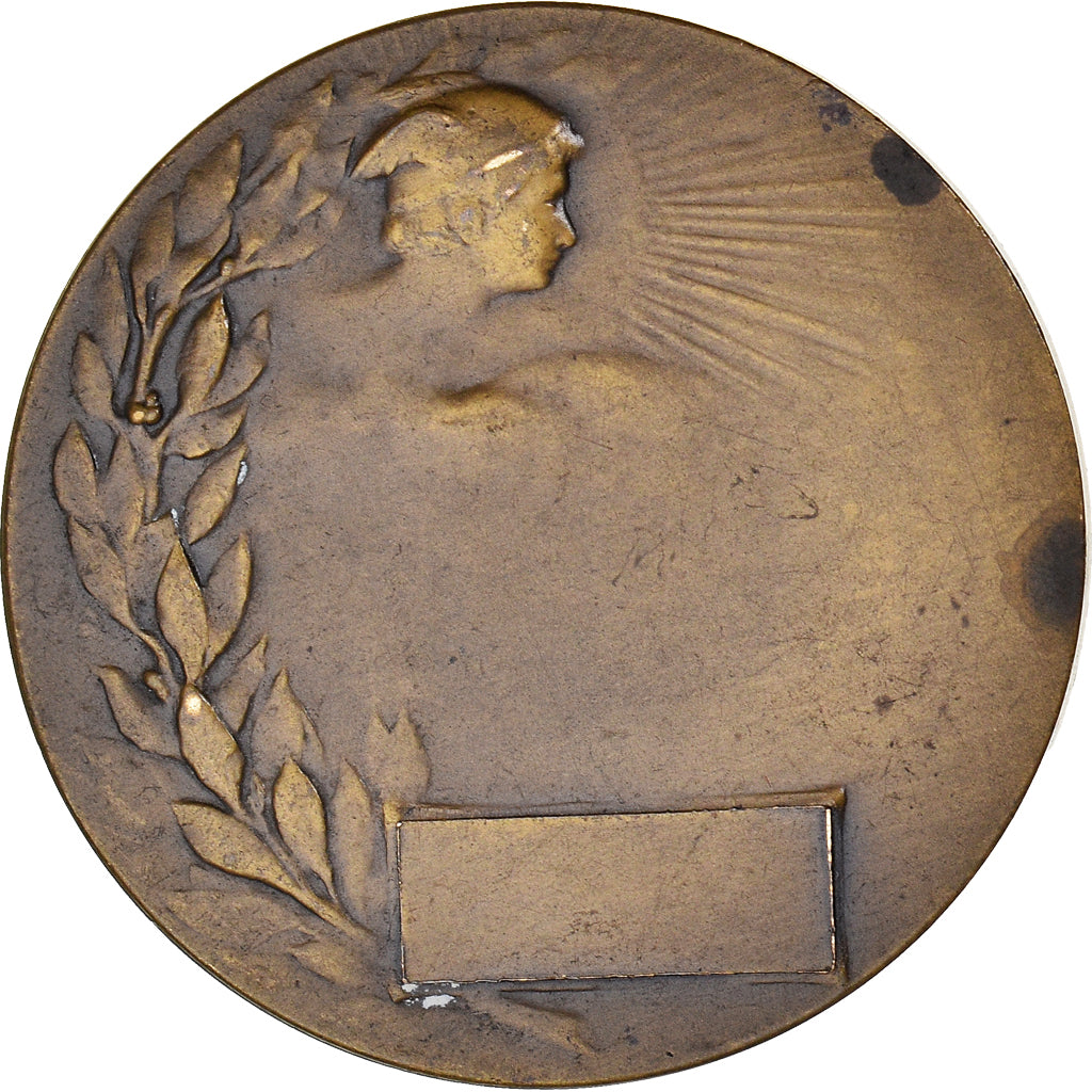 France, Médaille, Femme au Caducée, Commerce, Lamourdedieu, TTB+, Bronze