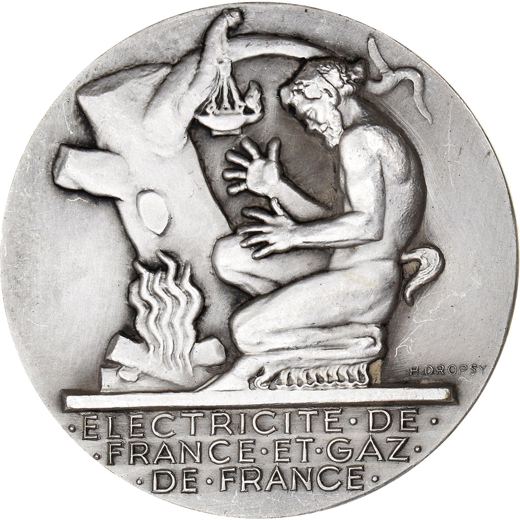 Francia, medalla, Électricité de France et gaz de France, Business & industry