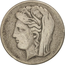 Grèce, 10 Drachmai, 1930, TB+, Argent, KM:72