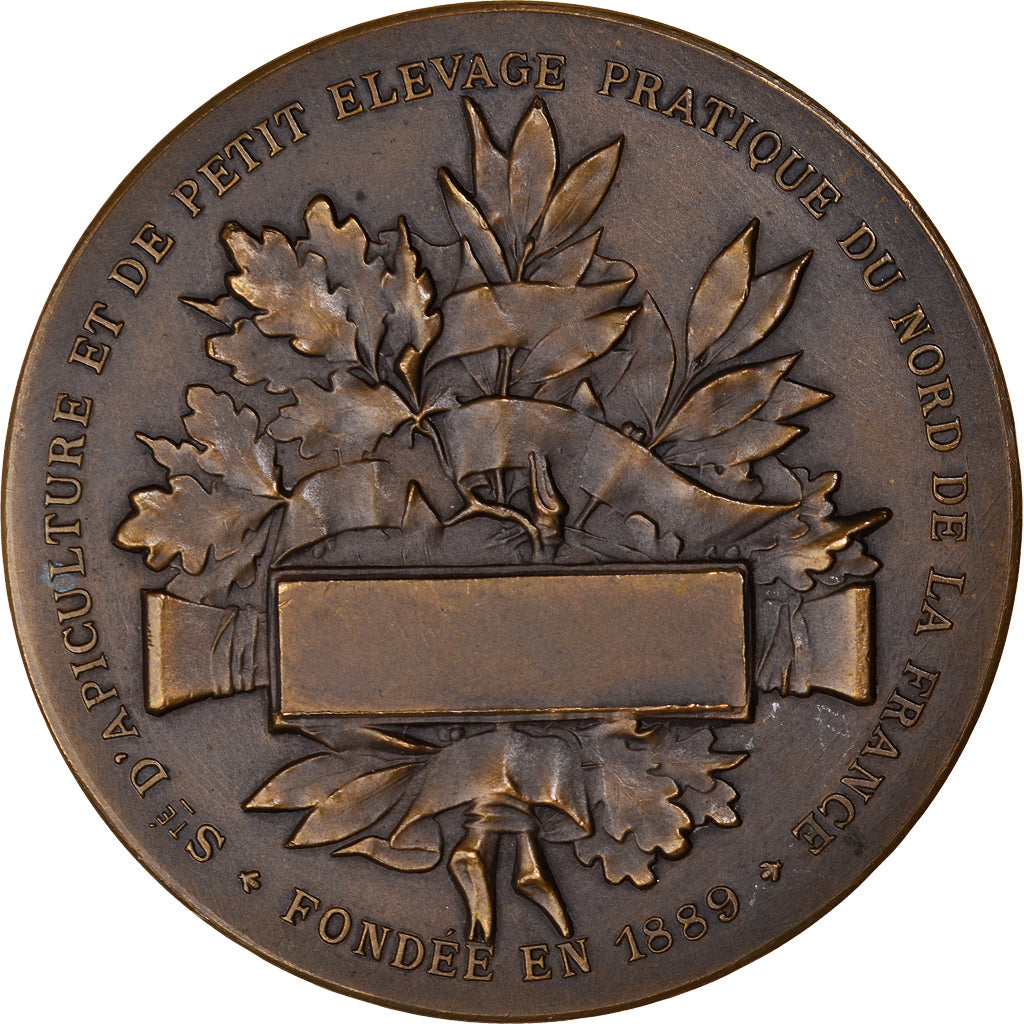 France, Medal, Société d'Apiculture du Nord de la France, Agriculture